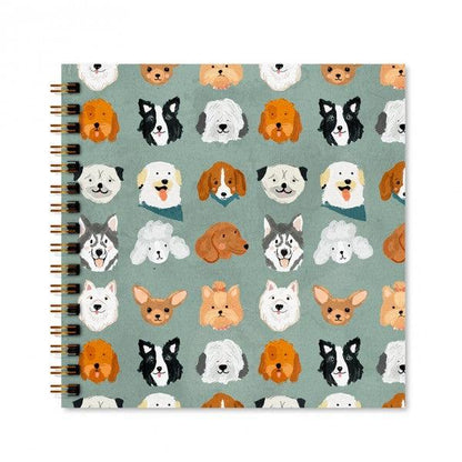 Scrapbook - Álbum de Fotos da Estampa Carinhas de Cachorro - Physalis Estúdio