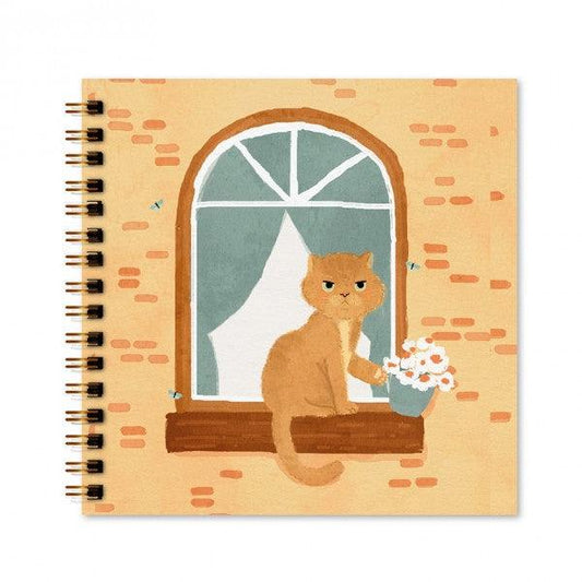 Scrapbook - Álbum de Fotos da Estampa Gato Maroto - Physalis Estúdio