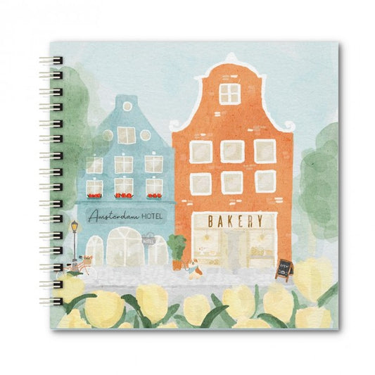 Scrapbook - Álbum de Fotos da Estampa Amsterdam - Physalis Estúdio