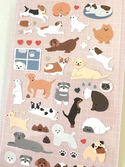 Cartela de Adesivos Suatelier | Dogs