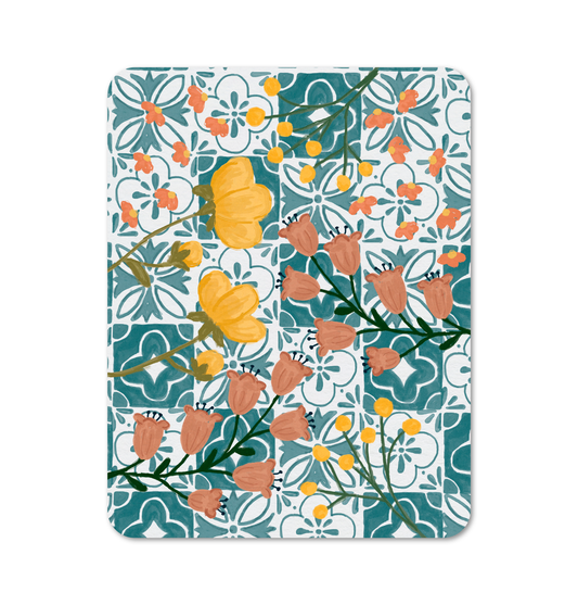 Mousepad | Azulejo Floral