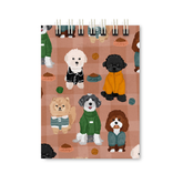 Caderno A4 Cachorros de Roupinha