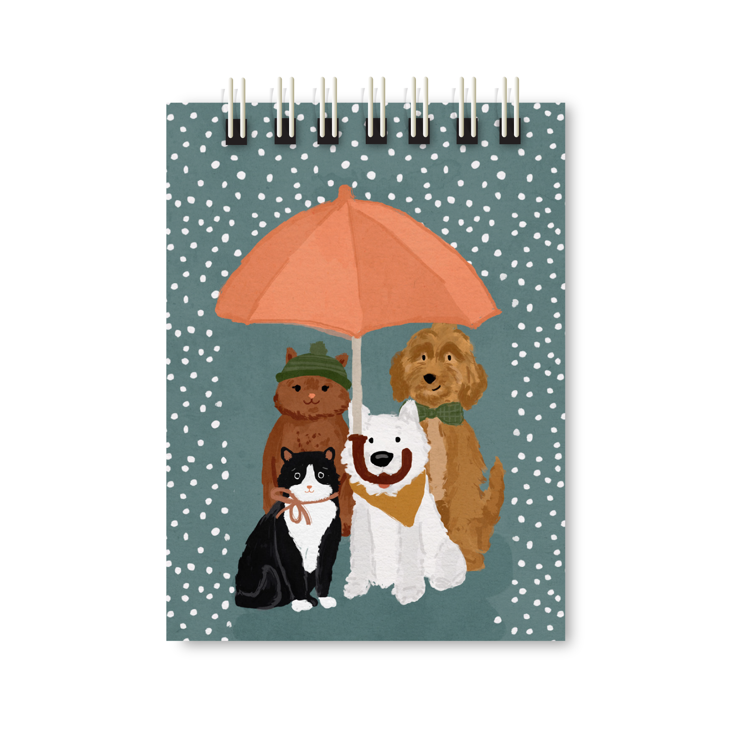 Bloquinho Anotações | Dogs na chuva