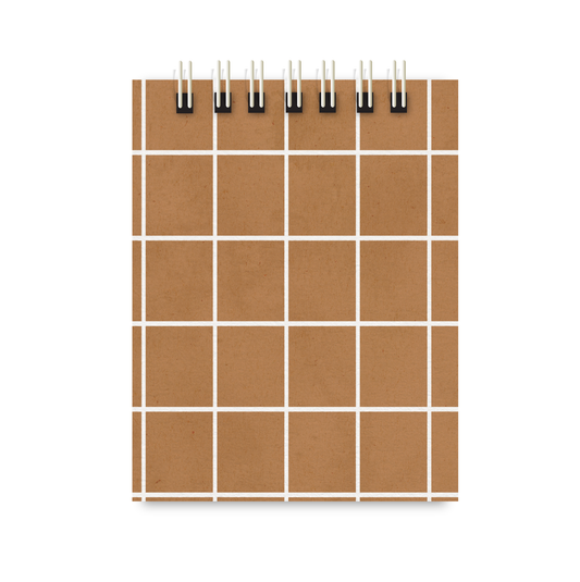 Bloquinho de Notas Grid Bege