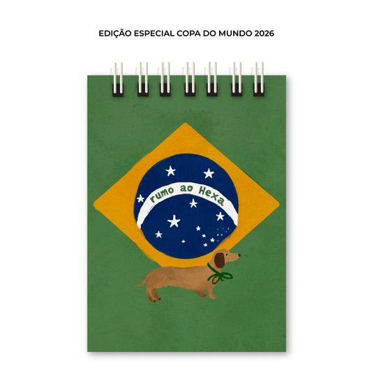 Bloquinho Anotações | Rumo ao Hexa