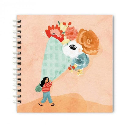 Scrapbook - Álbum de Fotos da Estampa Buquê - Physalis Estúdio