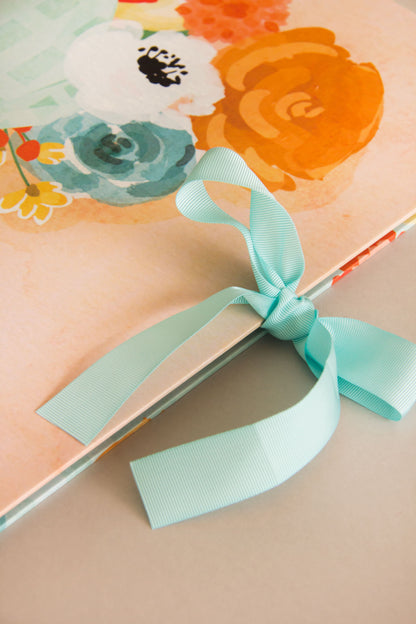 Scrapbook - Álbum de Fotos da Estampa Buquê