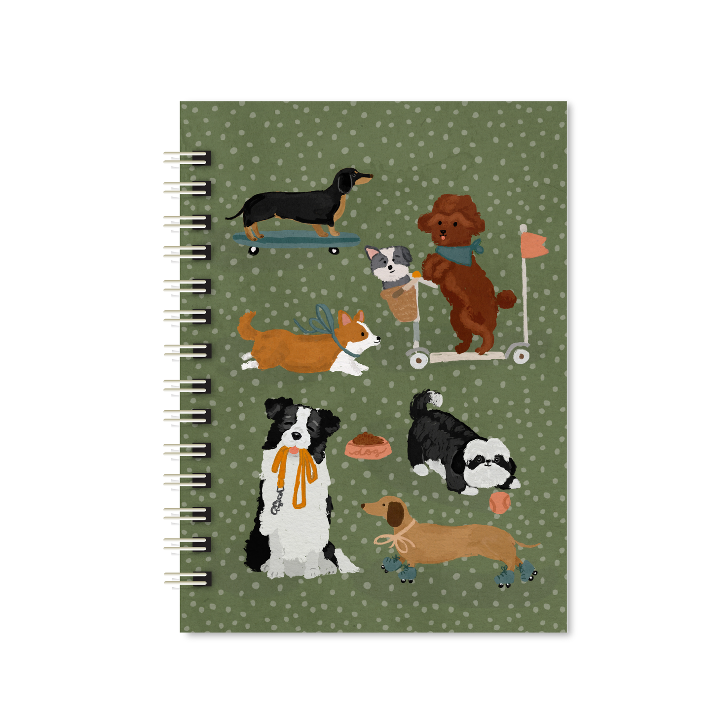 Caderno A4 | Dogs brincando
