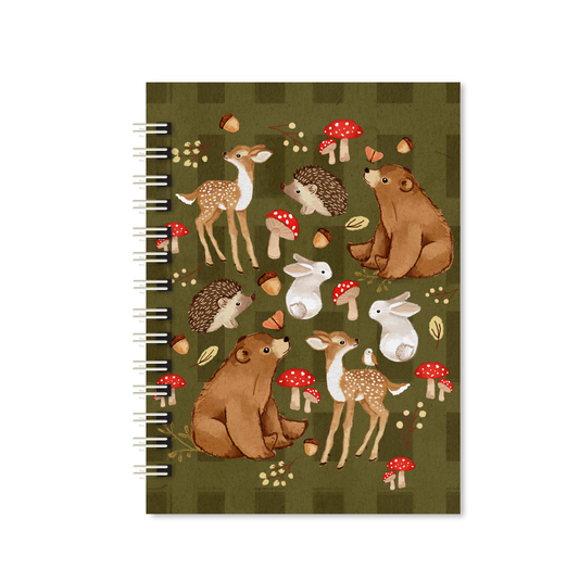 Caderno A5 Bosque Verde