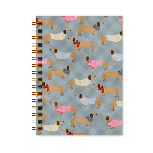 Caderno A5 HotDog azul