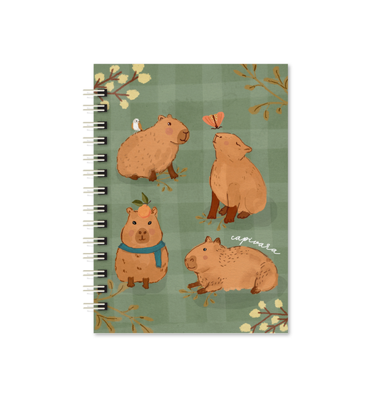 Caderno A4 Capivara - CapiAmigas
