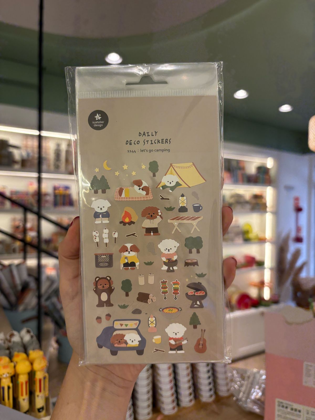 Cartela de Adesivos Suatelier | Let's Go Camping