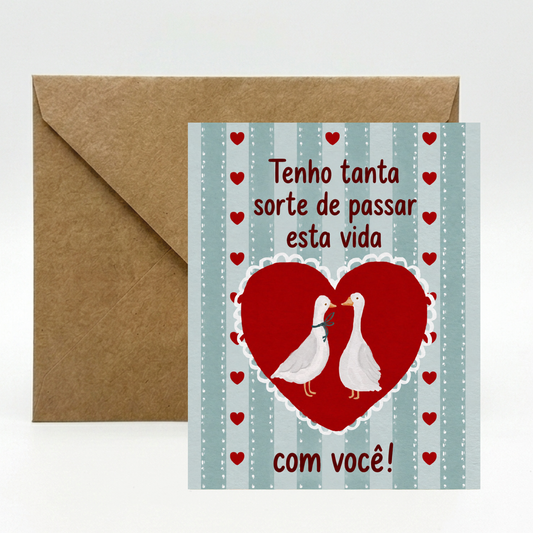 Cartão Dia dos Namorados | Sorte