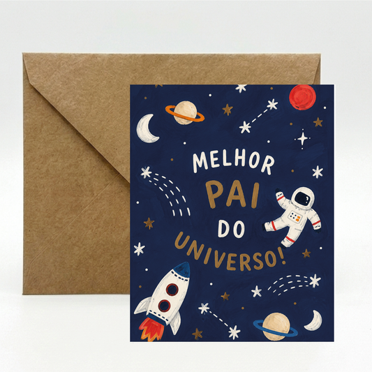 Cartão Dia dos Pais | Melhor pai do universo