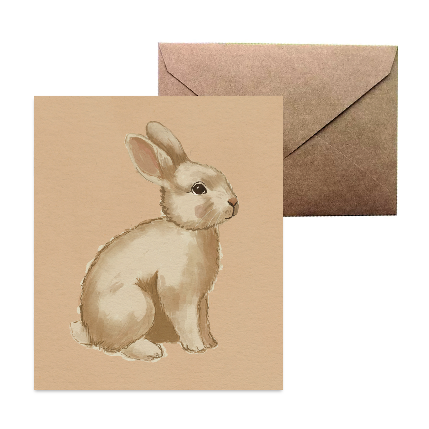 Cartão | Coelho Bege