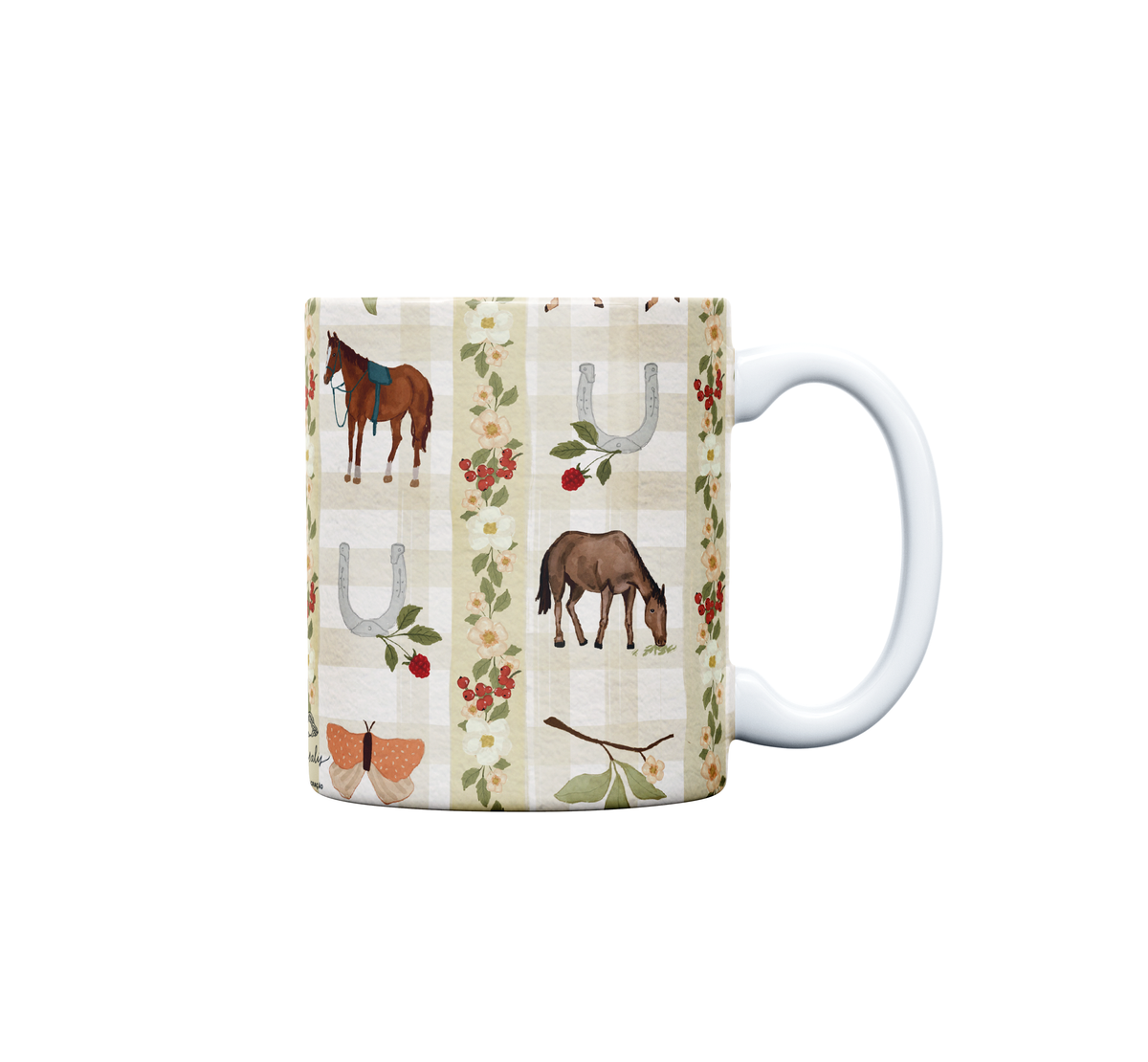 Caneca de Porcelana | Charme do Campo