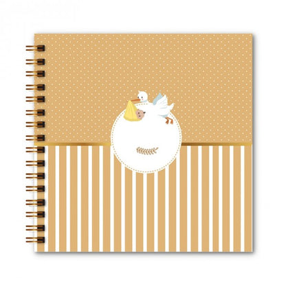 Scrapbook - Álbum de Fotos Baby Cegonha - Physalis Estúdio