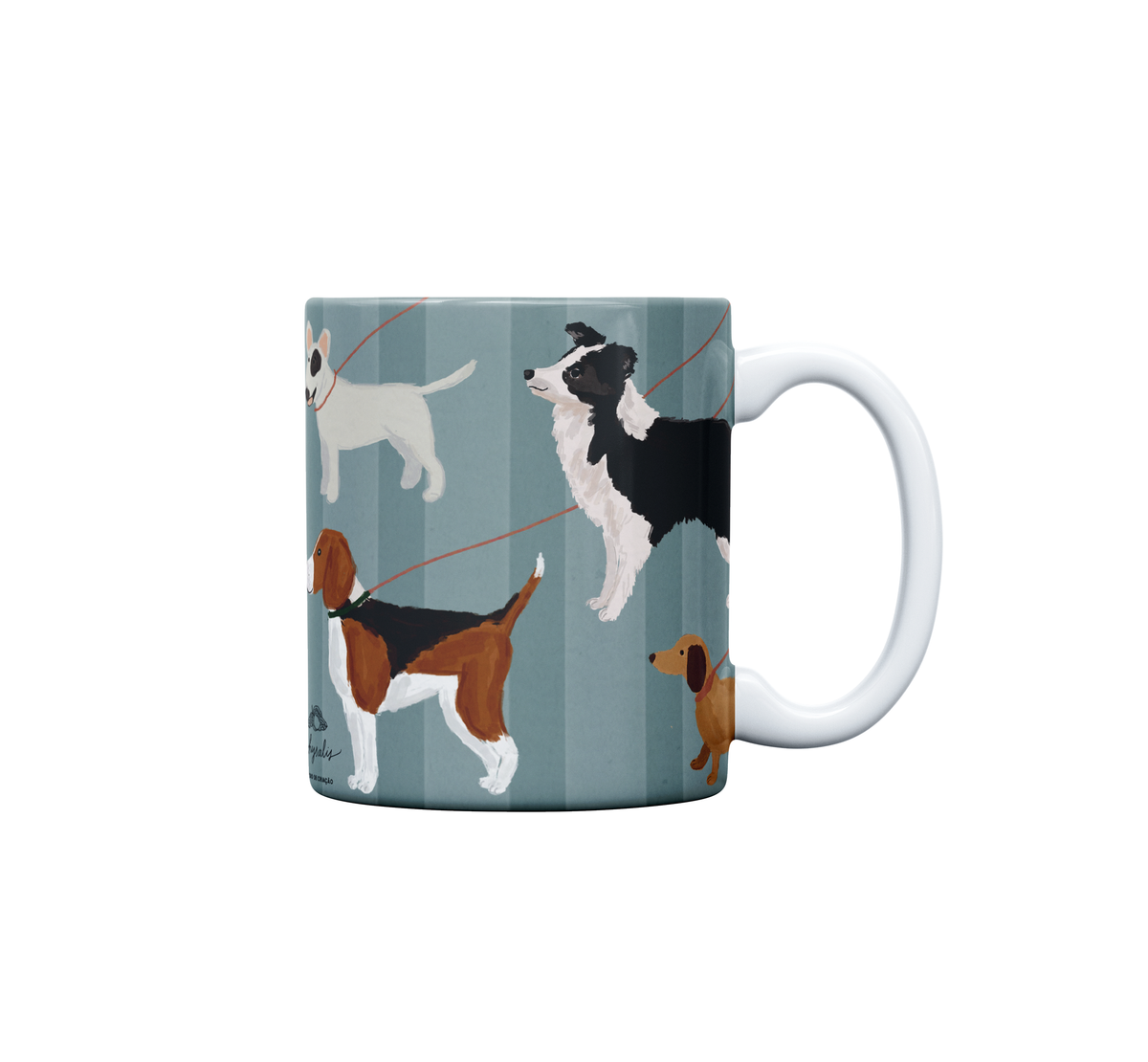 Caneca de Porcelana | Passeio dos Dogs