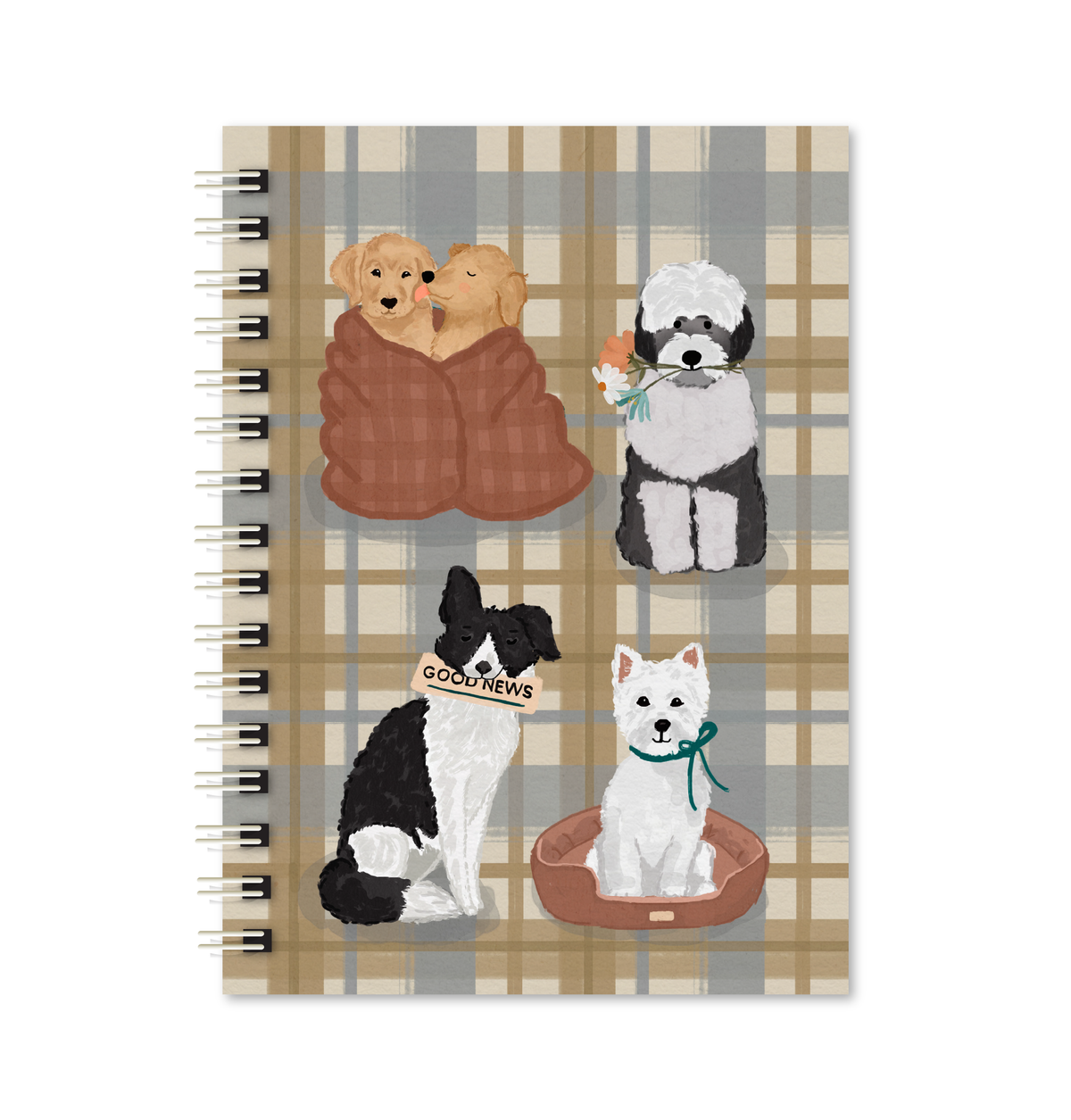 Caderno A4 | Xadrezinho de Dog