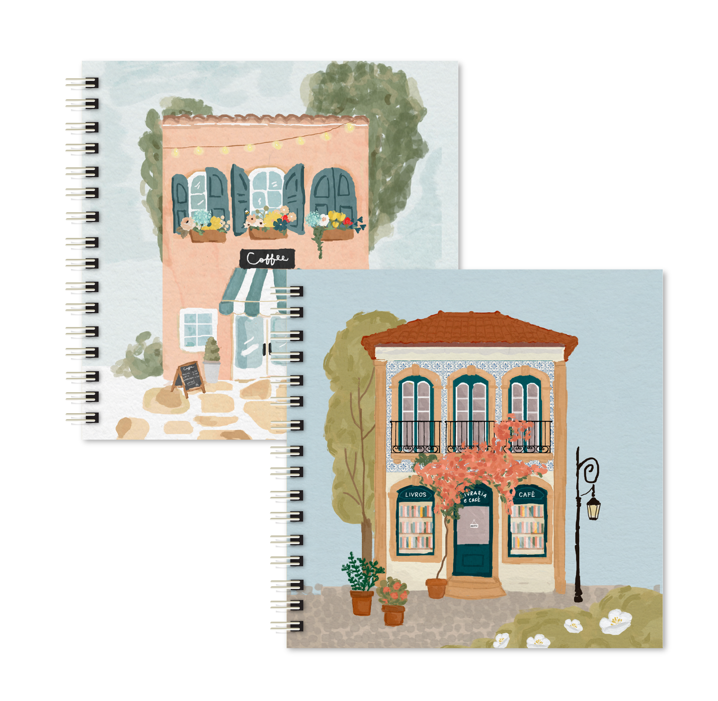 Kit 02 Scrapbooks | Livraria Portuguesa + Coffee