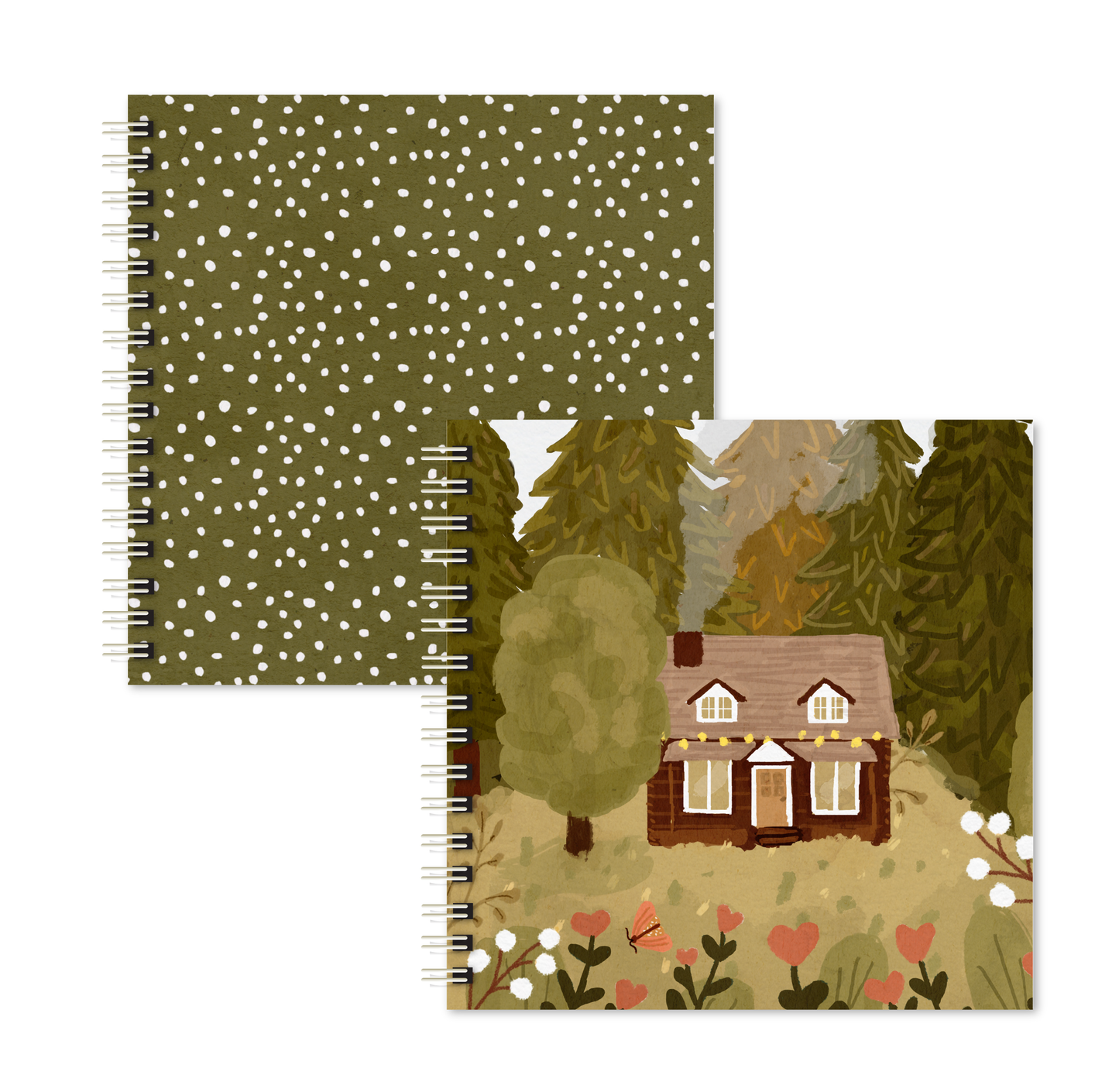 Kit 02 Scrapbooks | Cabana no Bosque + Poá