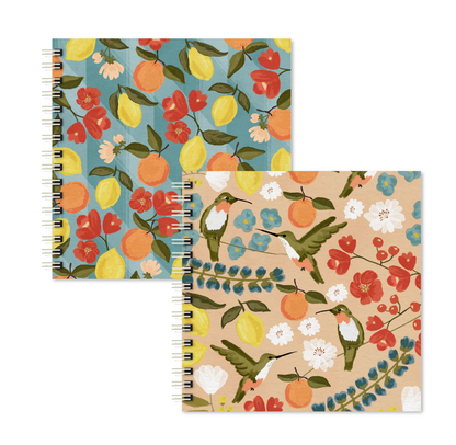 Kit 02 Scrapbooks | Jardim Itália + Laranja Lima