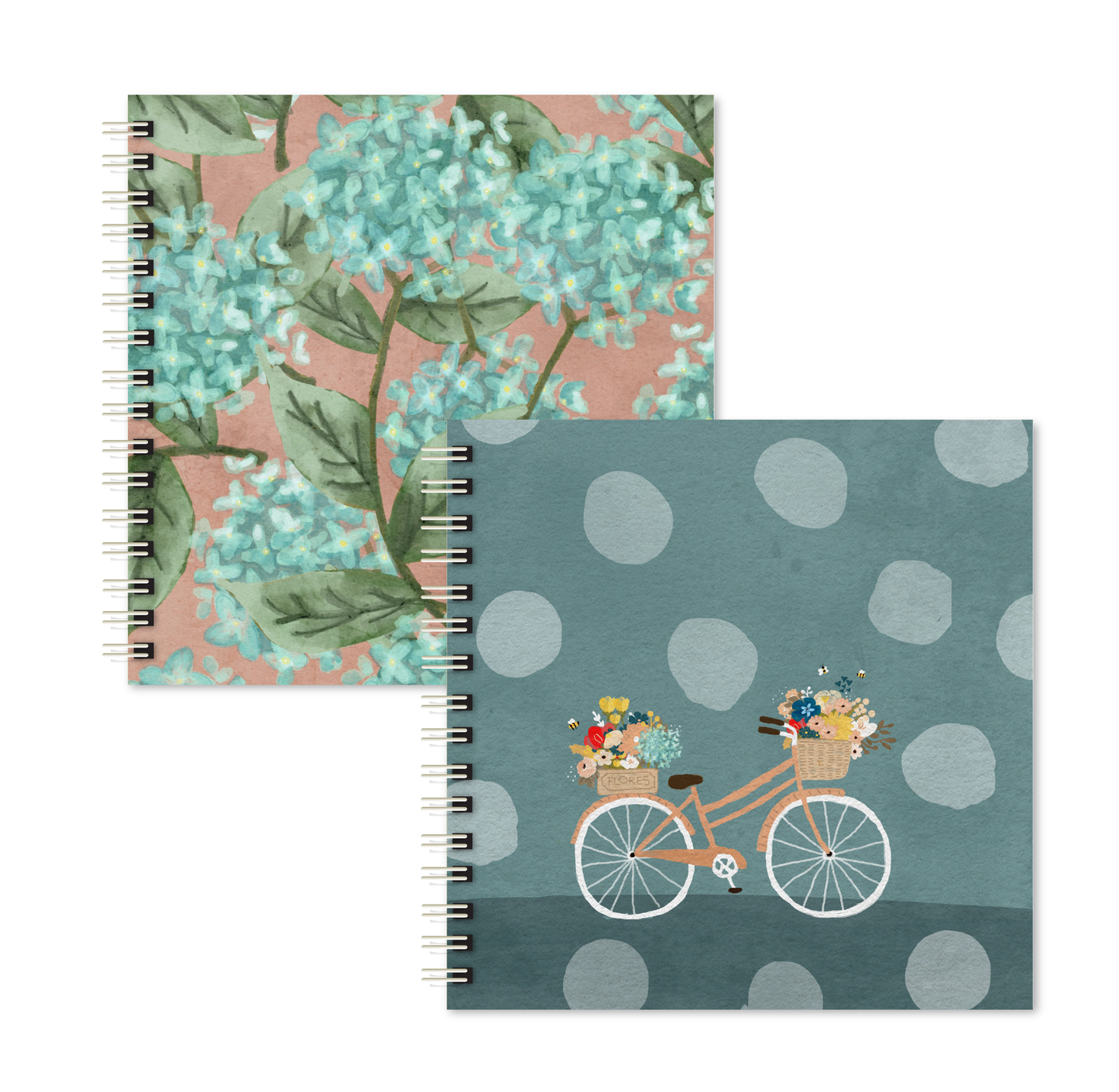 Kit 02 Scrapbooks | Bici + Hortênsias