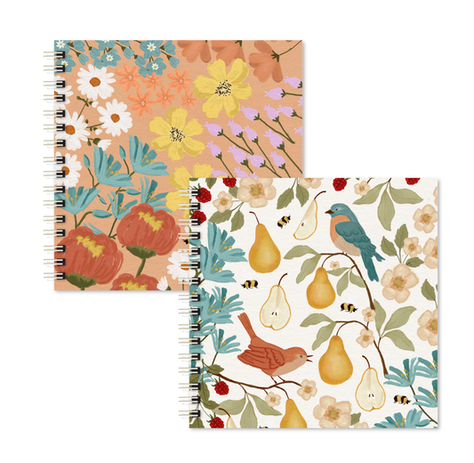 Kit 02 Scrapbooks | Ninho de Amoras + Flores do campo