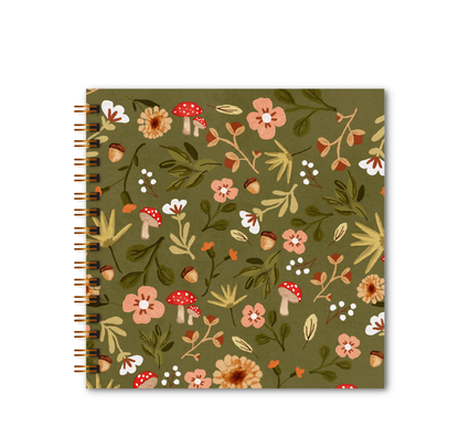 Scrapbook - Álbum de Fotos Flores do Bosque