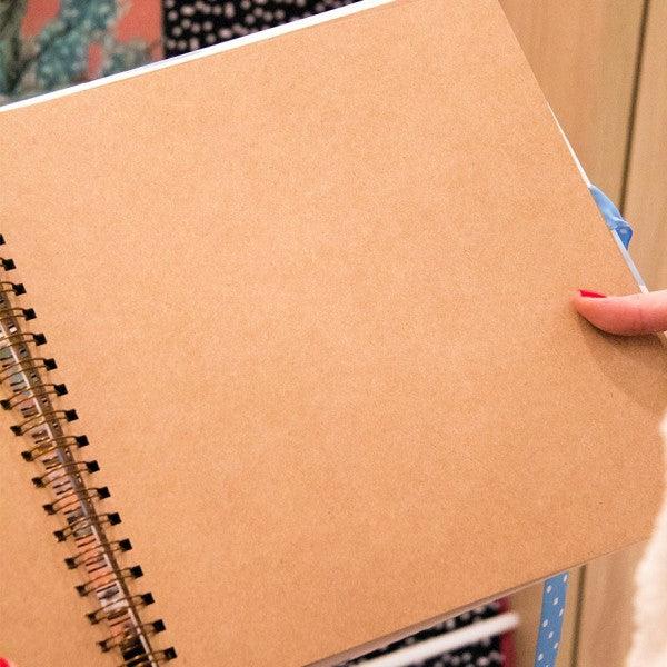 Scrapbook - Álbum de Fotos da Estampa Carinhas de Cachorro - Physalis Estúdio