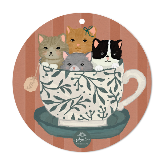 Vira-mate | Chá com Gatinhos