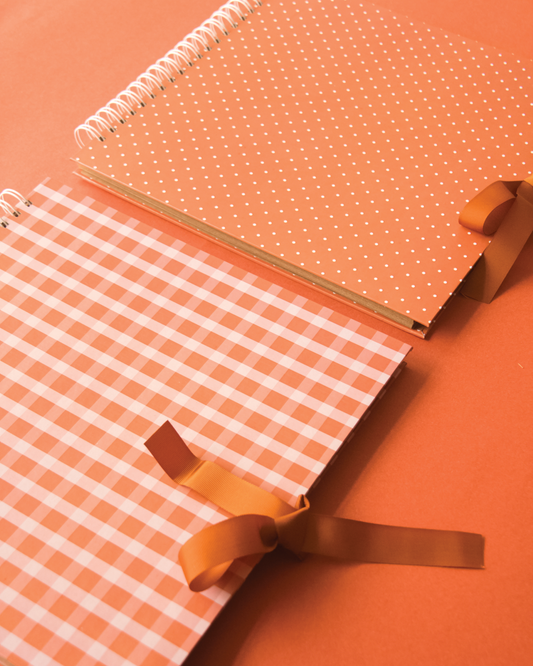 Scrapbook - Álbum de Fotos Goiaba Vichy