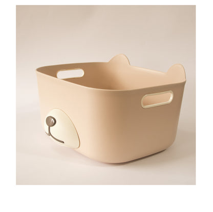 Cesto Organizador Teddy Rosa Chá | Grande