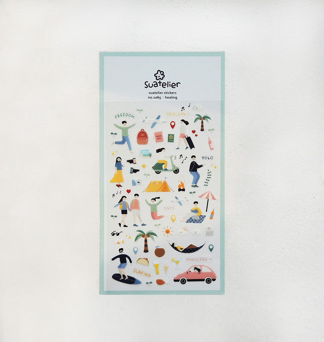 Cartela de Adesivos Suatelier | Healing