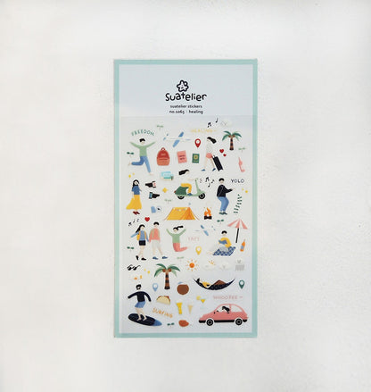 Cartela de Adesivos Suatelier | Healing