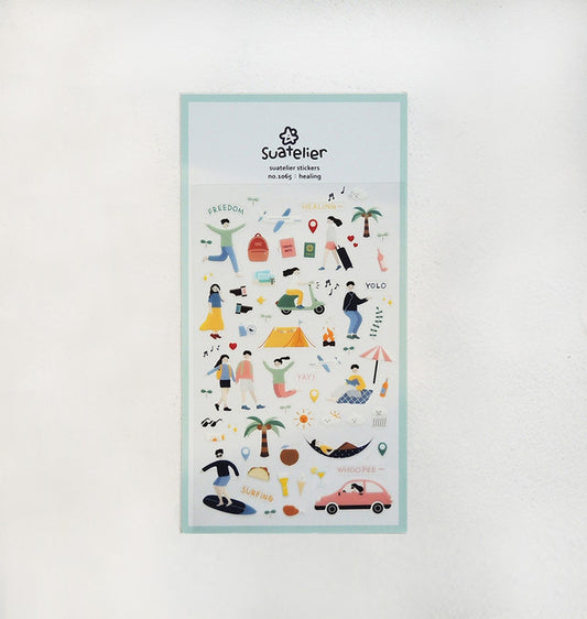 Cartela de Adesivos Suatelier | Healing