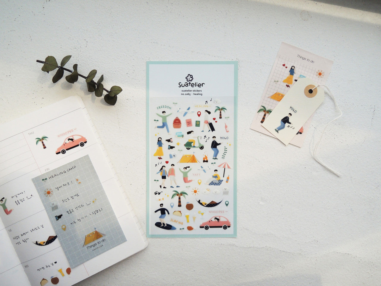 Cartela de Adesivos Suatelier | Healing