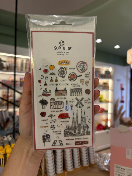 Cartela de Adesivos Suatelier | Hola Spain