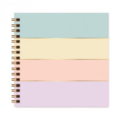 Scrapbook - Álbum de Fotos da Estampa Listrado Candy Colors - Physalis Estúdio