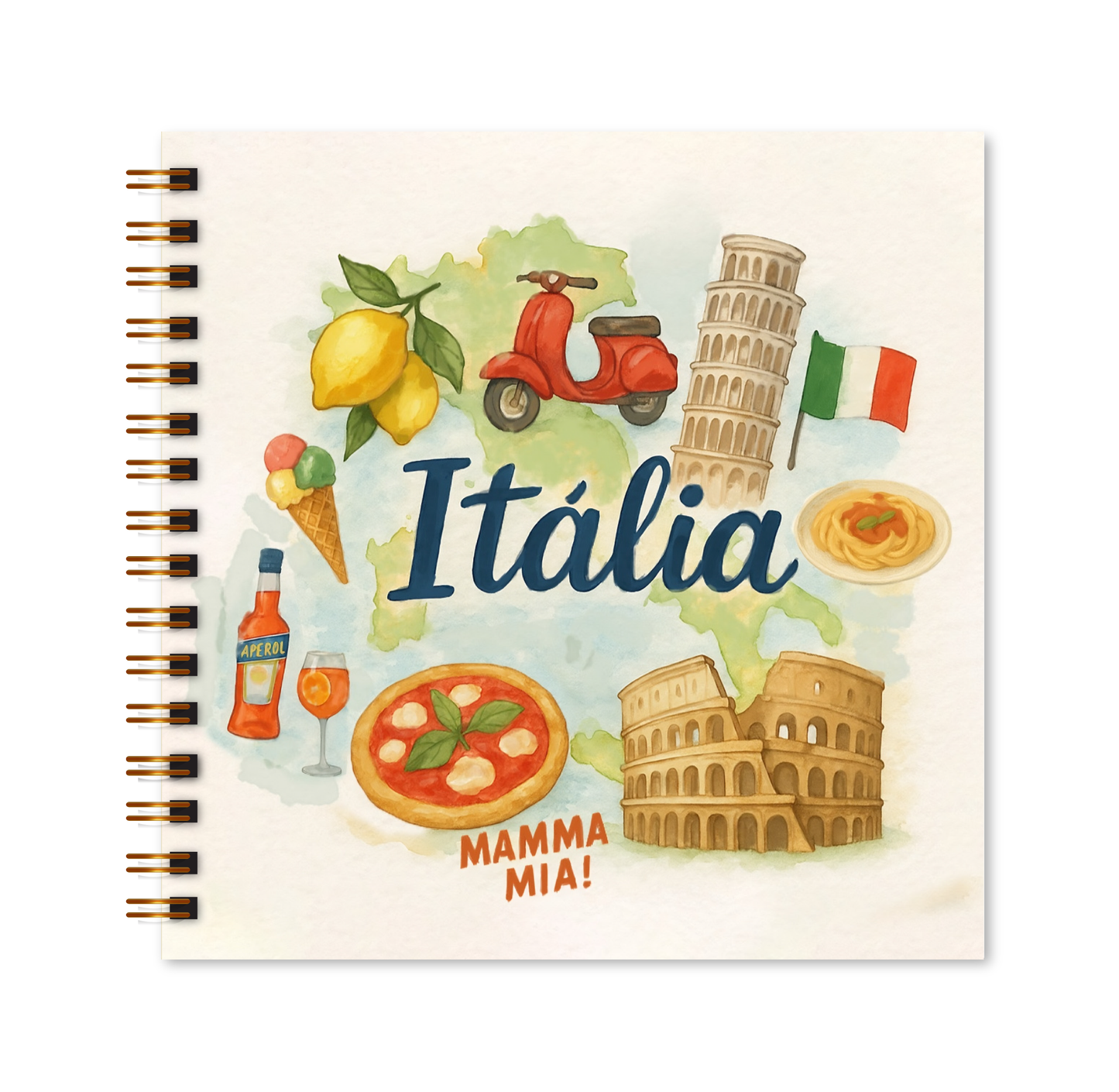Scrapbook - Álbum de Fotos ITÁLIA