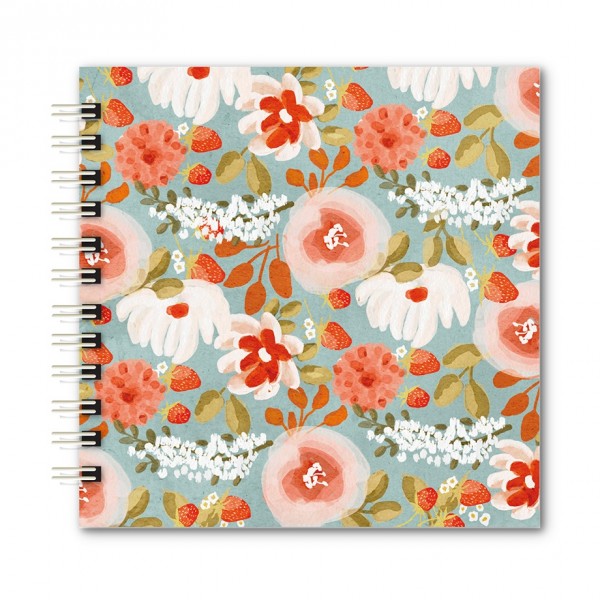 Scrapbook - Álbum de Fotos da Estampa Jardim - Physalis Estúdio