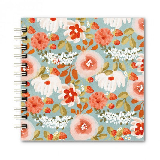 Scrapbook - Álbum de Fotos da Estampa Jardim - Physalis Estúdio