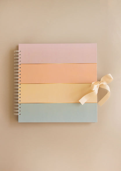 Scrapbook - Álbum de Fotos Listrado Candy Colors