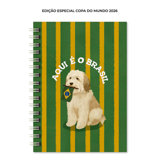 Caderno A5 | Aqui é o Brasil