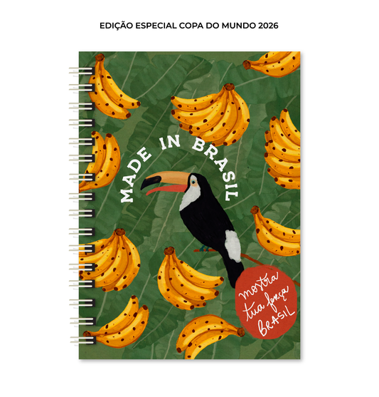 Caderno A5 | Made in Brasil