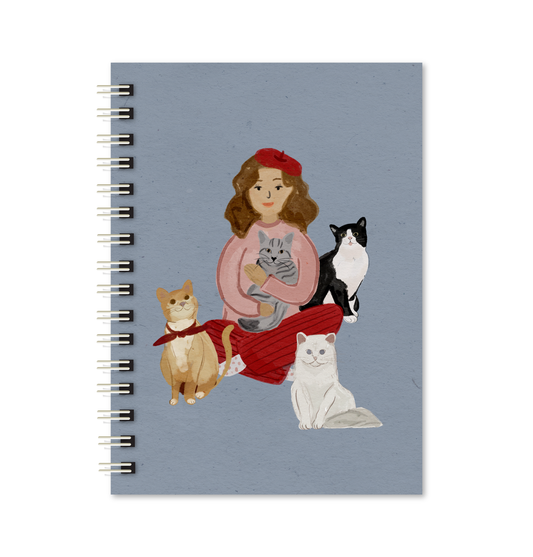 Caderno A5 | Lady Cat