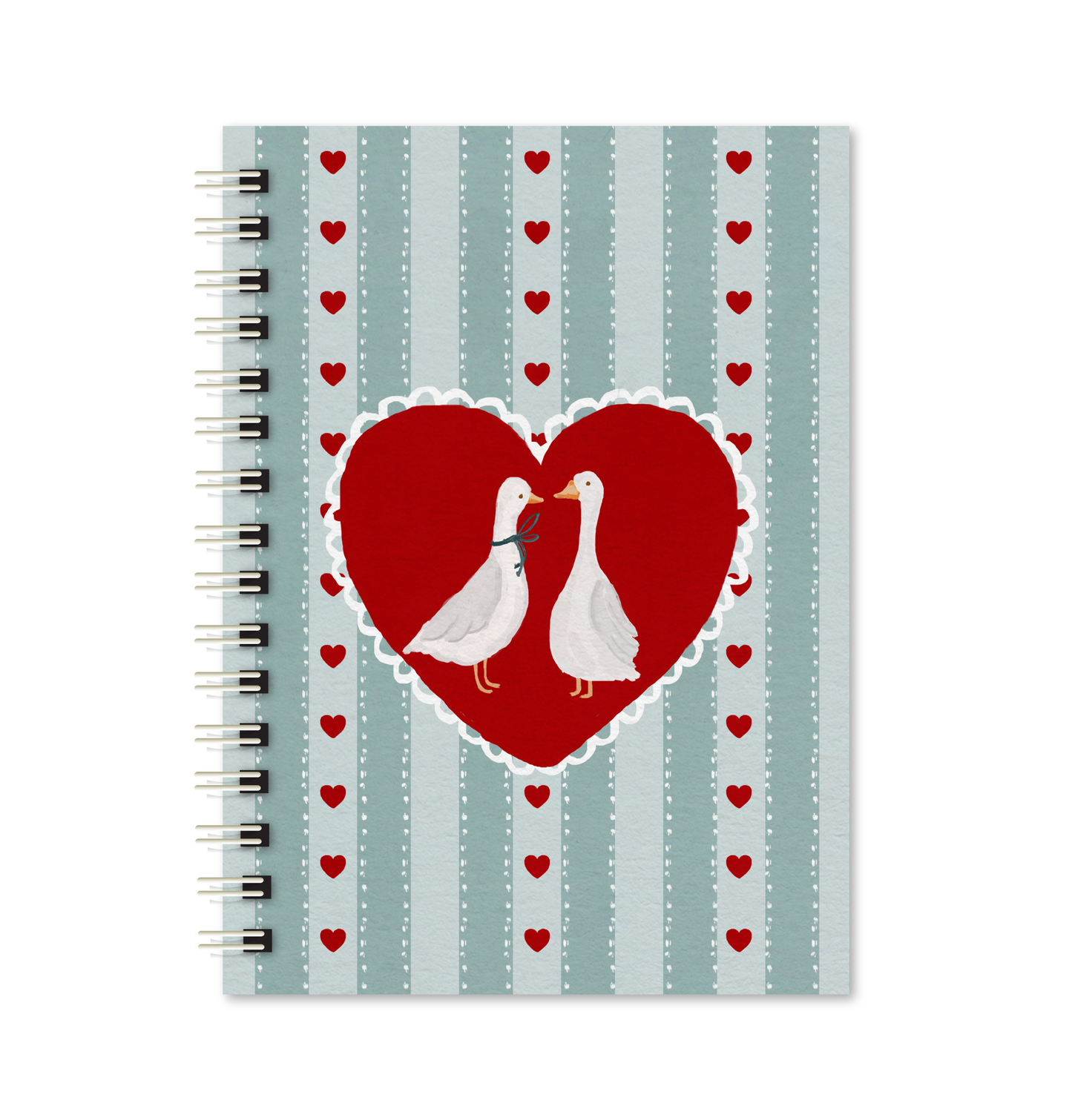 Caderno A4 | Vintage LoveBirds DIA DOS NAMORADOS