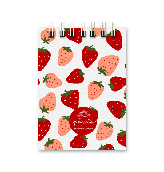 Bloquinho Anotações | Strawberry SweerHeart COLEÇÃO DIA DOS NAMORADOS