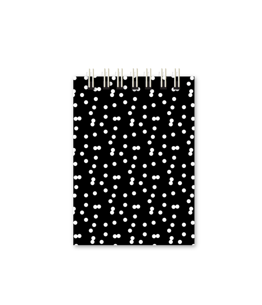 Bloquinho Anotações | Poá preto e branco