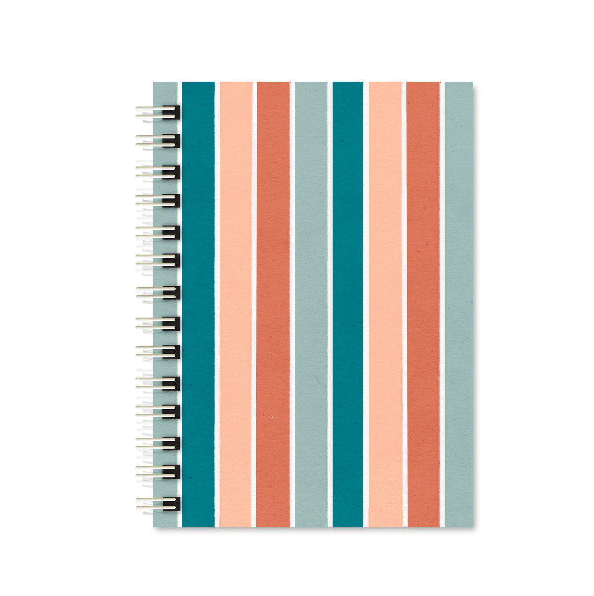 Caderno A5 Listrado Rosa e Azul